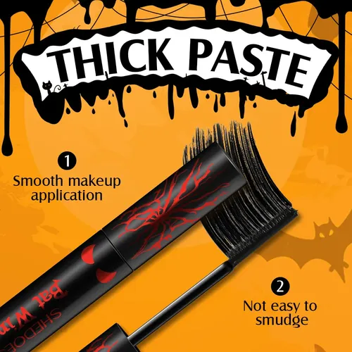 Rímel Arcoíris Halloween Maquillaje Impermeable