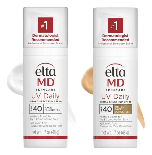Protector Solar Facial Spf 40 Eltamd Uv Daily 1.7 Oz X 2