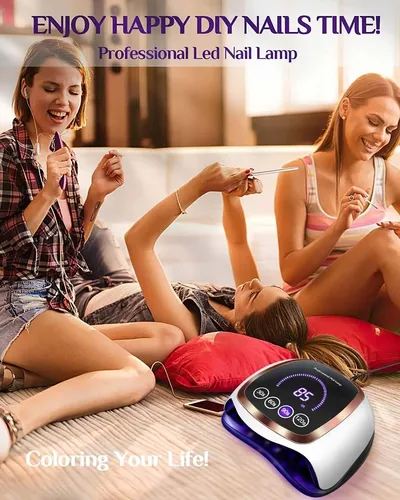 Lámpara Uv Led Secador De Uñas 180w Profesional Con Timer