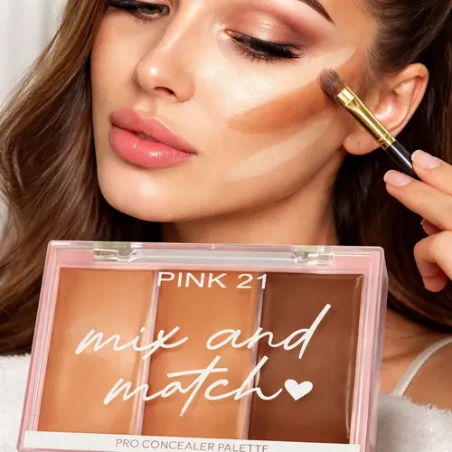 Paleta De Correctores Y Contornos Pink 21 Tono 03
