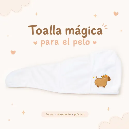 Set Skincare Capibara Mascarillas Toalla Facial Roller