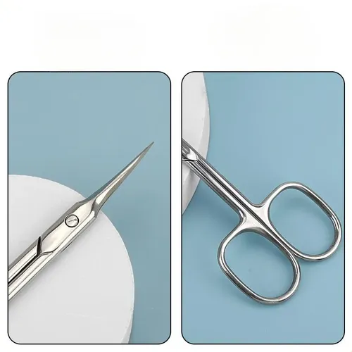 Alicate De Cutícula Acero Inoxidable 4 Filos Manicura Stainless Steel
