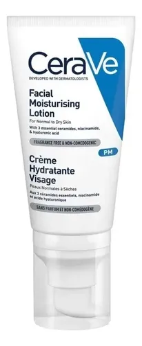 Cerave Loción Hidratante Para Rostro de Noche x 52mL para Piel Seca