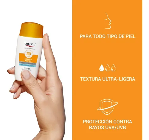 Eucerin Protector Solar Facial Hydro Fluid Fps50+ 50 Ml