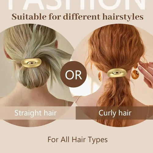 3 Cintas Para El Pelo De Metal Dorado Para Brazaletes Y Acce