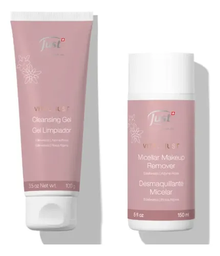 Combo Just Rostro Desmaquillante Micelar 150ml/gel Limpieza