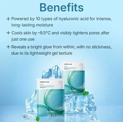 Centellian24 Hyal Waterfull Glow Gel Mask [22g X 5u] Todo Tipo De Piel