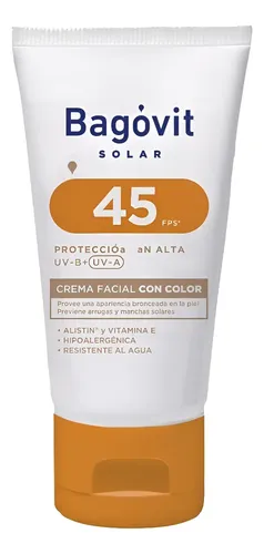 Bagóvit Solar Facial Con Color Fps 45 50grs