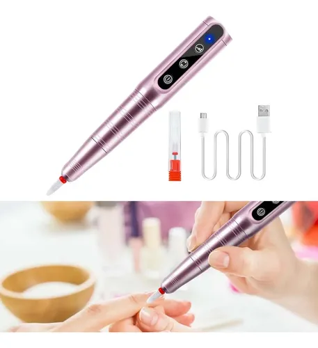 Máquina De Manicura Y Pedicura Portátil, Limadora De Uñas Pr