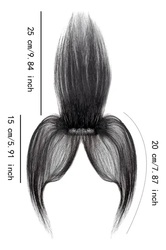 Bangs Clip Extensión De Cabello Sintética Para Estilo A