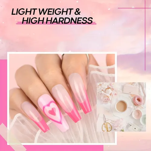 Kit Básico Para Uñas Dip Powder, 6 Colores, Flor De Cerezo