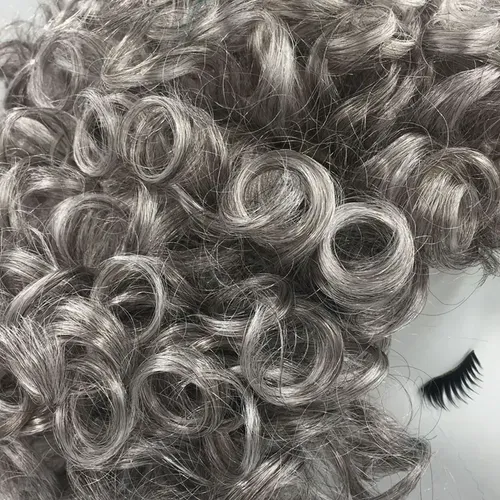 I Prata Adulto Momma Velha Senhora Traje Peruca Avó