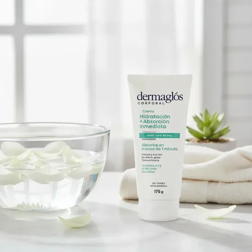 Dermaglos Crema Corporal Hidratación Inmediata X175gr Fragancia Neutra