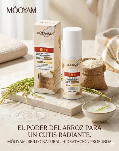 Tónico Fácial Hidratante Antioxidante De Arroz