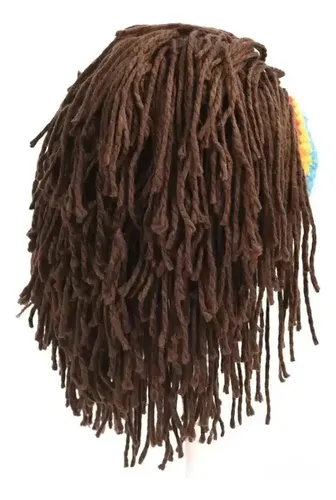 Peluca Rasta Hecha A Mano Bob Afro Hair Cap2026