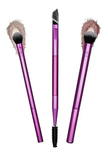 Set de Brochas de Maquillaje Real Techniques, 3 Piezas Violeta