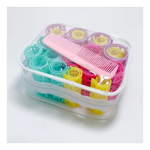 Juego De Rulos Plásticos Moodkey, 30 Para Rizar El Cabello