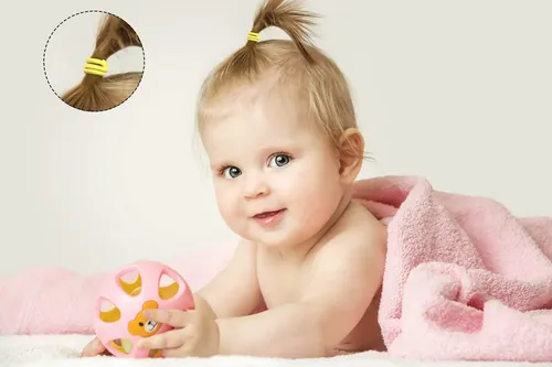 Cintas Para El Pelo Céllot, 360 Unidades, Elásticas, Multico