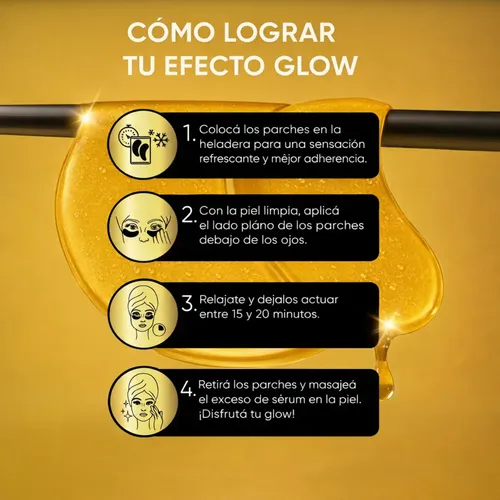 Mascarilla Para Ojeras Parches Ojos Colageno 40u