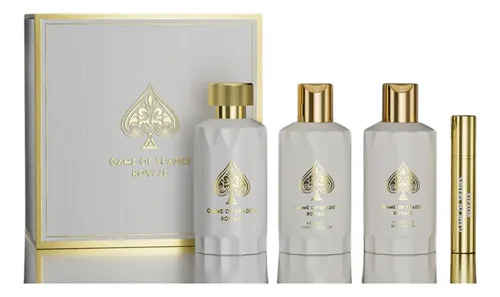 Perfume Jo Milano Set Royale Game Of Spades Floral Dama 4 Piezas 100ml