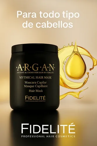 Mascara 1kg+ Protector Térmico 120ml Argán Mythical Fidelite
