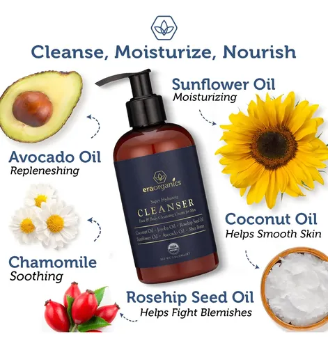 Gel De Baño Facial Y Corporal Era Organics Usda Organic Para