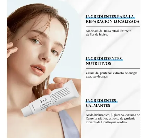 345 Relief Cream, 345 Humectante Calmante, Hidratante