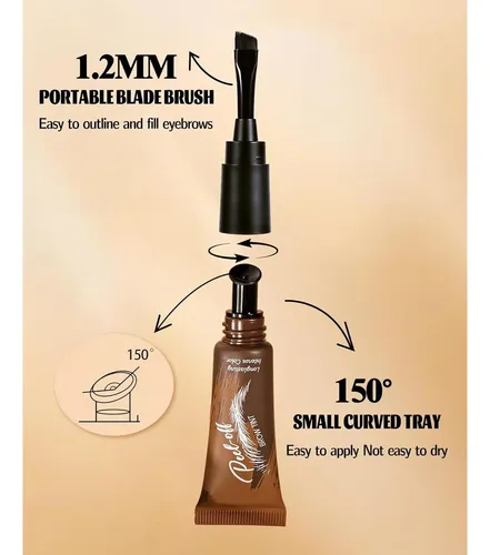 Gel De Cejas Para Tatuaje Fácil De Despegar Lysdefeu 2pcs