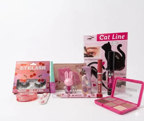 Combo Maquillaje Surtido Tonos Rosas.