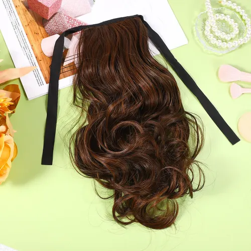 Extensión De Coleta Para Cabello Rizado, Añade Longitud