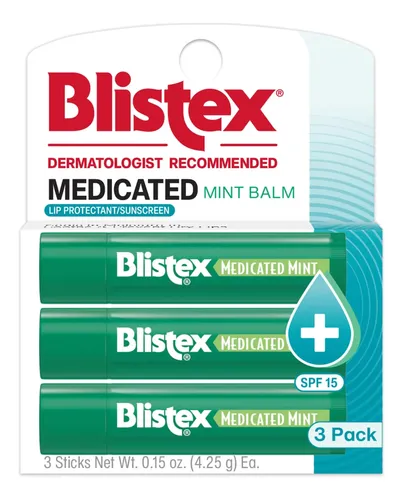 [bálsamo Labial Blistex] Bálsamo De Menta Medicinal Spf15 4,