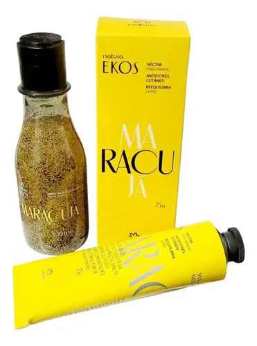 Jabón Líquido Exfoliante +crema D Manos Ekos Maracuyá 100ml