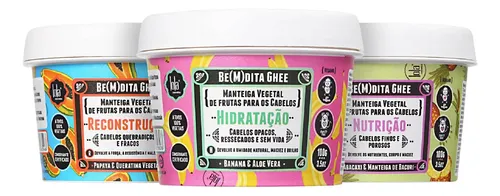 Kit X3 Mantecas De Nutrición Bemdita Ghee Lola Cosmetics