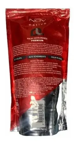Nov Lurex Polvo Premium Decolorante Cabello Procesado Teñido