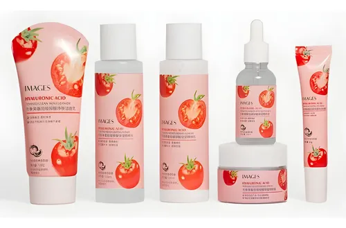 Kit Skincare Images Tomate Y Ácido Hialurónico X6 Productos