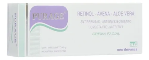 Crema Facial Anti Envejecimiento Neo-dermos Purage Retinol 40g No Comedogénica