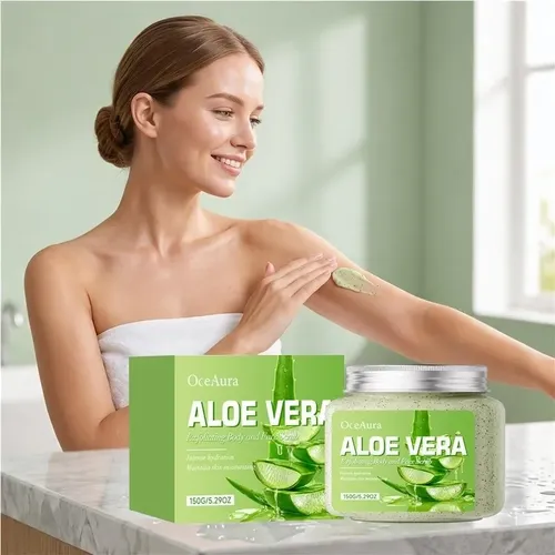 Exfoliante Corporal Y Facial De Aloe Vera 150g Hidratante