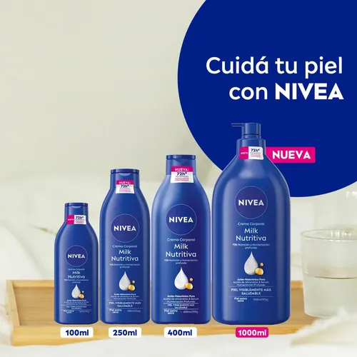 Crema Corporal Body Milk Nutritiva Piel Seca Nivea 1000ml