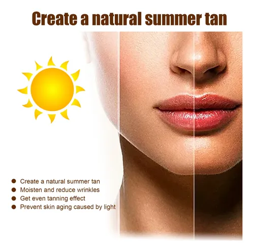 Crema Bronceadora Ouhoe Para Uso En Verano Y Playa, Ayuda A