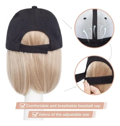 Capilla De Béisbol Sego Con Extensiones De Cabello Para Al 1