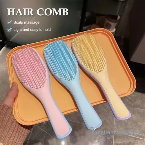 Peine Con Almohadilla Y Mango Largo Para Cabello 1pcs