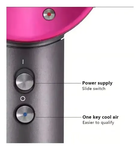 Secador Pelo Premium Ultra Om 2400w Profesional Frio Calor C