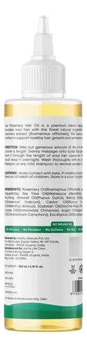 Aceite Capilar Aravi Organic Romero Y Lavanda 200 Ml