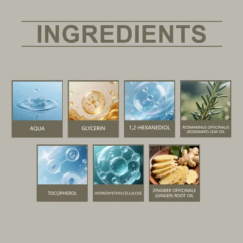 Sérum Para El Cuidado Del Cabello Hoegoa Rosemary Fácil De U