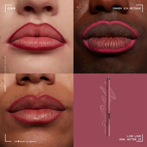 Delineador De Labios Nyx Professional Makeup Line Loud
