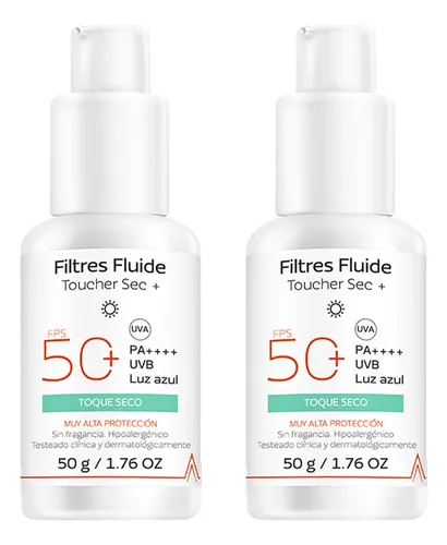 Pack 2 Cepage Solar Fps50+ Filtres Fluide Toucher Sec +