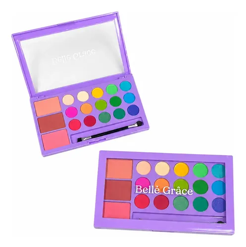 Paleta Sombras Ojos Rubor Brillante Mate 15 Tonos Veoquiero