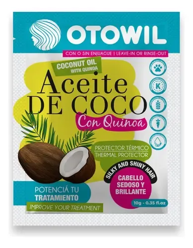 Protector Capilar Otowil Aceite De Coco y Quinoa Caja X 48