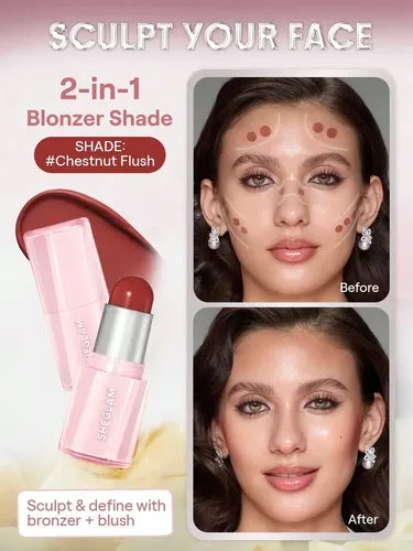 Sheglam Buttery Bliss Rubor En Barra Chestnut Flush Chestnut Flush