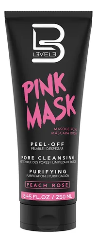 Level 3 Pink Mask Peel Off Mascara Facial Rosa 250ml